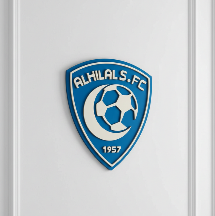 Al-hilal Fc Inspired wooden Wall Art