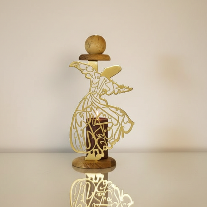 Whirling Dervish  Candle Holder